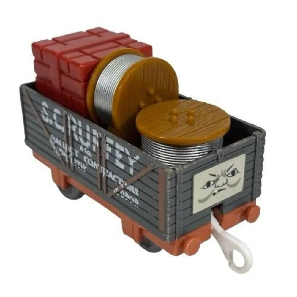 Thomas & Friends Trackmaster S.C. Ruffey Cargo Bricks Wire Spool Coil Car TOMY